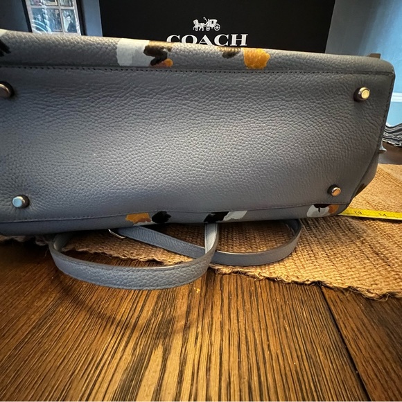 Blue Coach satchel - Picture 7 of 9